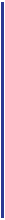 A blue straight line on a plain background